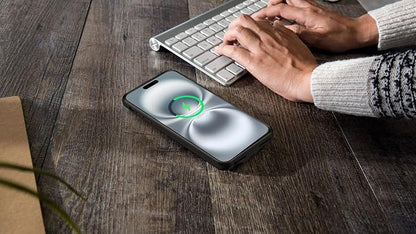 Battery Case iPhone 16 Plus, Upgraded 12000mAh Rechargeable Portable Extended Battery Pack Supported Qi Wireless Charging Case Compatible with iPhone 16 Plus (6.7 inch) Charger Case Power Bank (Black)