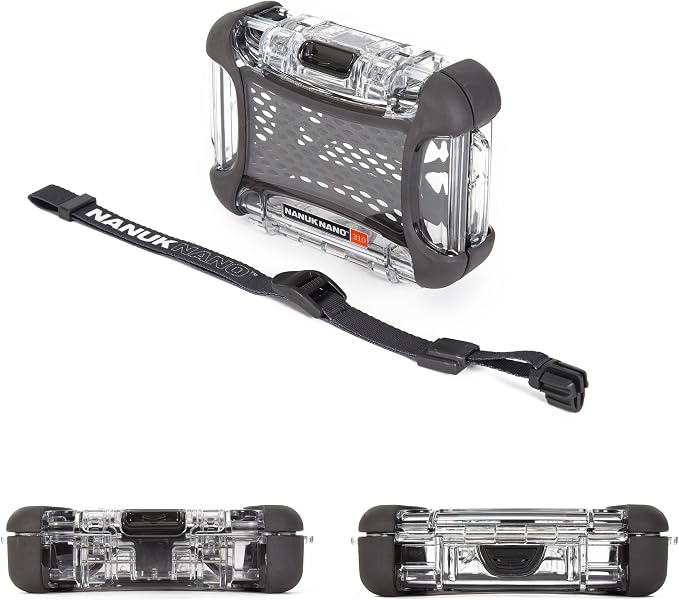 Nanuk 310-0011 Nano Series Waterproof Small Hard Case for Phones, Cameras and Electronics (Clear)