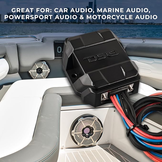 DS18 BTC-Five Universal Wireless Bluetooth 5.3 Audio Receiver, Long Range Up to 130 feet, Water Resistant, iOS and Android Compatible
