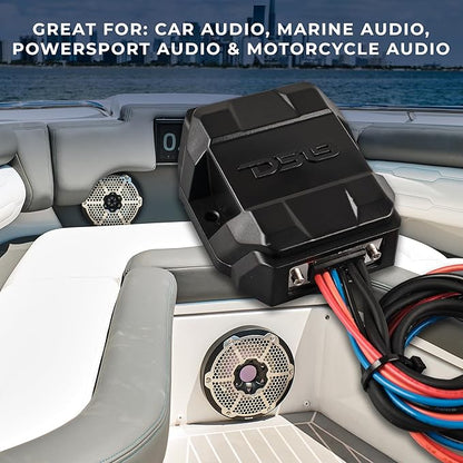DS18 BTC-Five Universal Wireless Bluetooth 5.3 Audio Receiver, Long Range Up to 130 feet, Water Resistant, iOS and Android Compatible