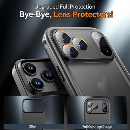Cozycase TOP Waterproof Case for iPhone 17 Pro Max - Military Heavy Duty 360 Shockproof Full Body with Screen Camera Protector Double IP68 Water Dust Drop Proof Hard Rugged 17PM Front Back Slim Cover
