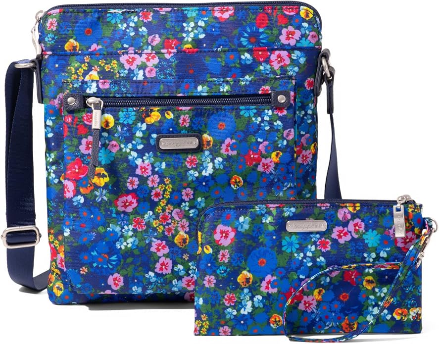 Baggallini womens Go Bagg With Rfid Phone Wristlet