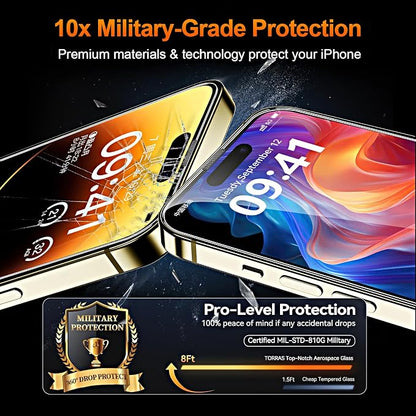 3 Pack Screen Protector for iPhone 14 Pro Max 6.7 Inch, Auto Dust Removal, 9H Hardness, Anti-Fingerprint, HD Clear Tempered Glas with Auto Alignment Kit