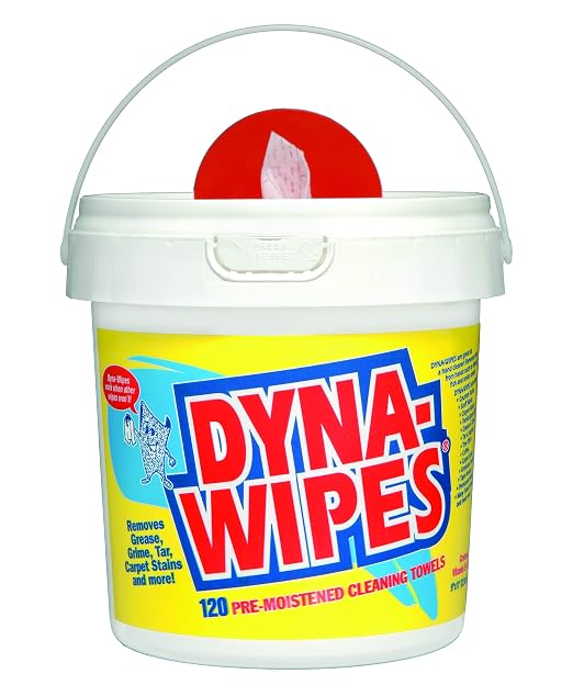 9" x 11" Smooth Heavy-Duty Cleaning Wipes, 120 Count, Case of 8