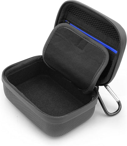 CASEMATIX Travel Case Compatible With DJI Mic 2 Wireless Microphone Kit or Original - Compact Lavalier Microphone Protection to Carry Lav Mic in Charging Case and Small Accessories