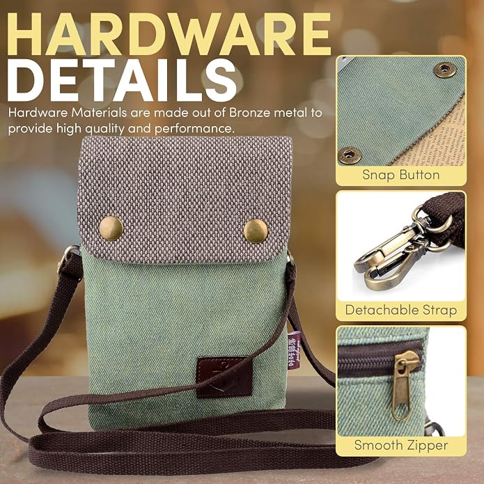 katloo Small Crossbody Cellphone Purse Bag With Shoulder Strap, Travel Pouch Women Passport Phone Holder Wristlet Wallet