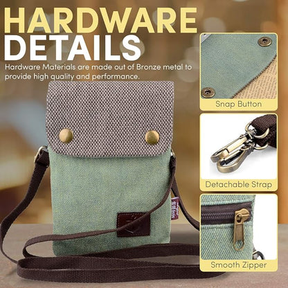 katloo Small Crossbody Cellphone Purse Bag With Shoulder Strap, Travel Pouch Women Passport Phone Holder Wristlet Wallet