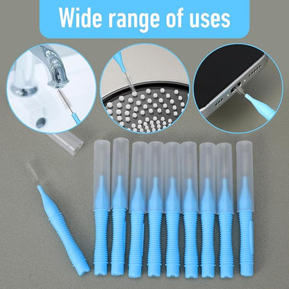 10 Pack Cell Phone Cleaning Kit, Anti-Clogging Mini Cleaning Dust Remover Tools for 17 16 Pro Max Speaker and Receiver, Multifunctional Mini Brushes Cleaner for Headphones Tablet Computer Camera