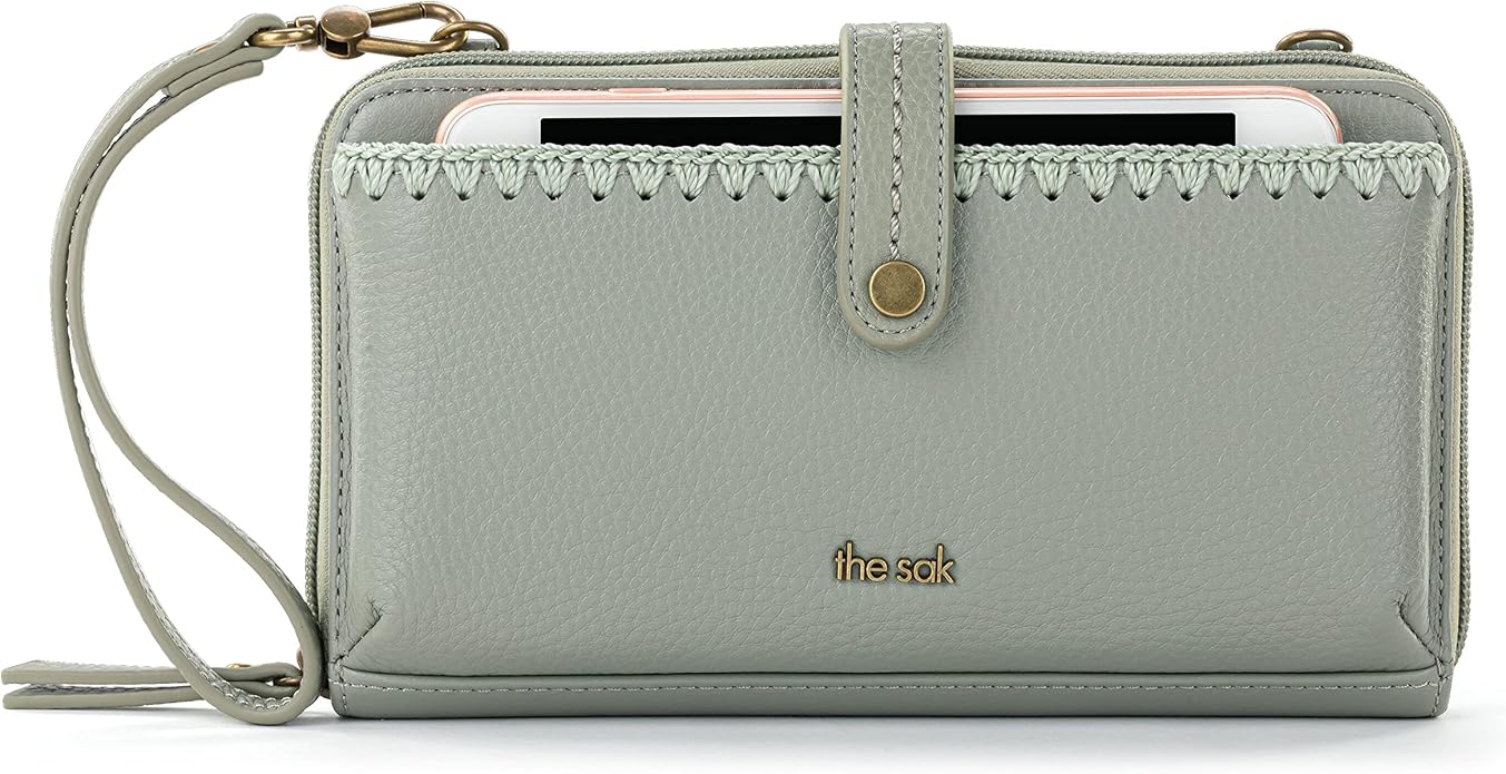 The Sak Iris Smartphone Crossbody Purse - Small Women's Cellphone Bag & Wallet For Everyday- Convertible Wristlet With Zipper
