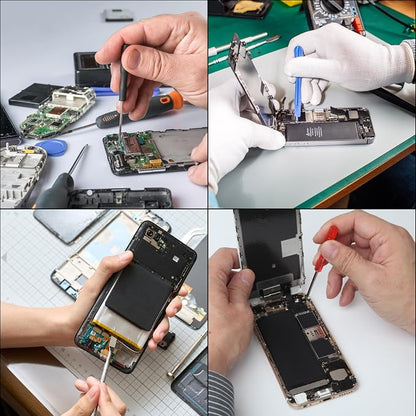 MECCANIXITY 5pcs Universal Pry Spudger Tool, Phone Pry Opening Tool Plastic Crowbar for Cell Phone, PC, Laptop Tablet Screen Repairing, Green