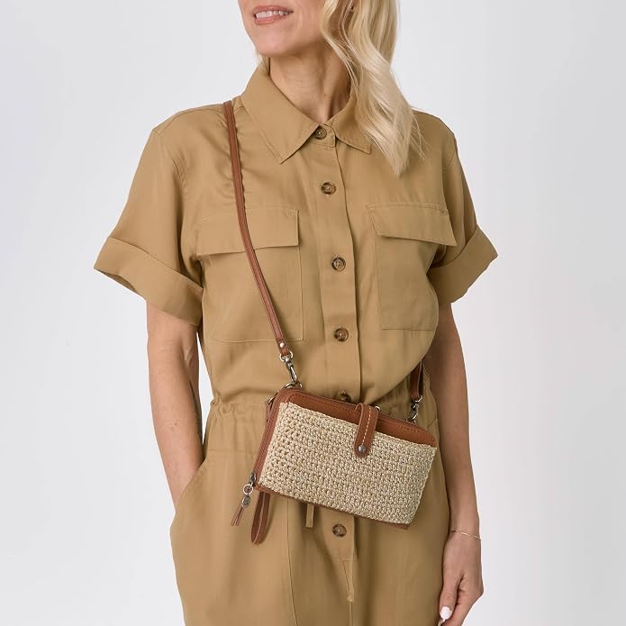 The Sak Iris Smartphone Crossbody Purse - Small Women's Cellphone Bag & Wallet For Everyday- Convertible Wristlet With Zipper