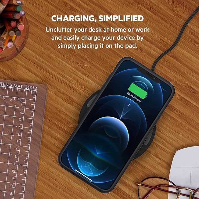 Battery Case for iPhone 12 Pro Max, [12000mAh] Enhanced Portable Protective Qi Wireless Charger Case Battery Pack with CarPlay Wireless Charging Case Compatible for iPhone 12 Pro Max (6.7 inch)-Black