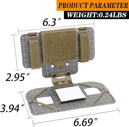 Tactical Phone Holder,Plate Carrier Phone Mount Not Block the Phone Camera Molle Phone Holder for Hunting,Duty,Hiking
