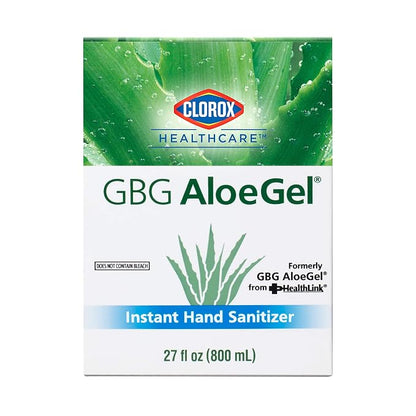 Clorox Healthcare GBG AloeGel Hand Sanitizer Refill Bag in a Box - Moisturizing Hand Sanitizer Gel with Aloe Vera and Vitamin E - Gel Soothes & Moisturizes Hands - For Use With Dispenser, 27 Fl Oz