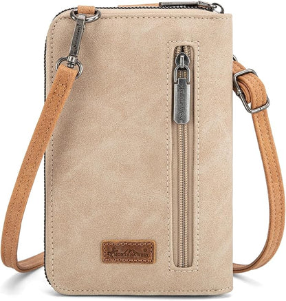 Montana West Small Crossbody Bags for Women Western Handbag with Cash Slots