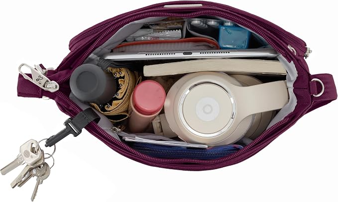 Travelon Anti-Theft Classic North/South Crossbody Bag