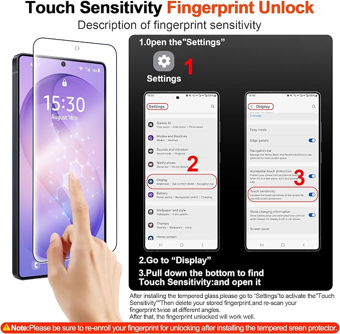 MOZOTER for Samsung Galaxy S26 Case with Magnetic,[Compatible with MagSafe][12Ft Military Dropproof][2*Screen Protector] Translucent Anti-Slip Back Slim Shockproof Case for S26-Purple