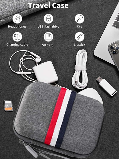 Case for EF ECOFLOW Rapid 10,000mAh,NOUKAJU Power Bank Protective Case,Portable Travel Carrying Protective Storage Case,Shock-Proof,Dust-Proof,Storage Box for EF ECOFLOW 10,000mAh Power Bank(Grey)