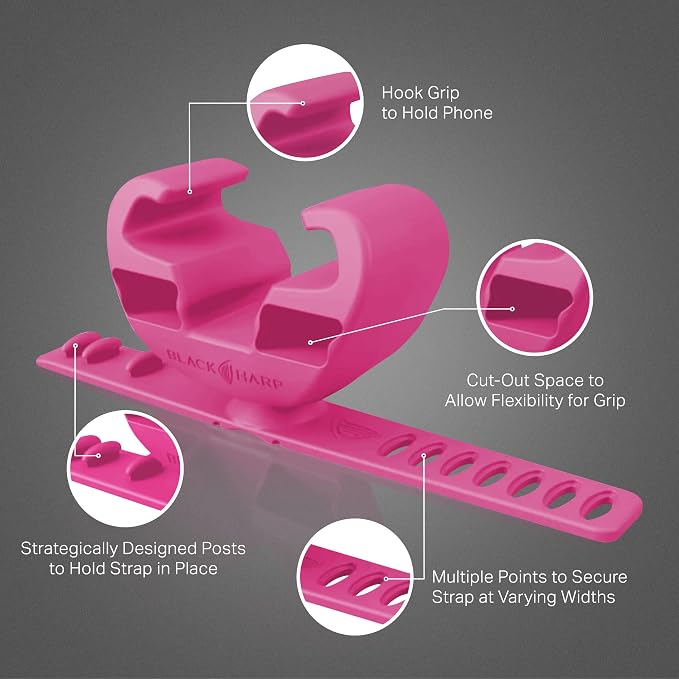 Silicone Bike Phone Holder Designed for Peloton and Exercise Bike- Cell Phone Mount for Stationary Exercise Bike Accessories