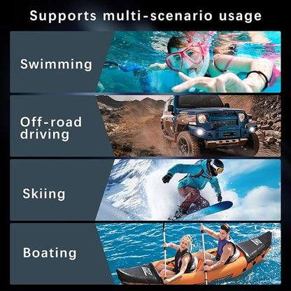 Omio for iPhone 16 Pro Max Waterproof Case Compatible with MagSafe, Magnetic Waterproof Full Body IP68 Underwater Case Built-in Screen Protector Military Grade Shockproof Case for Men Women Teal