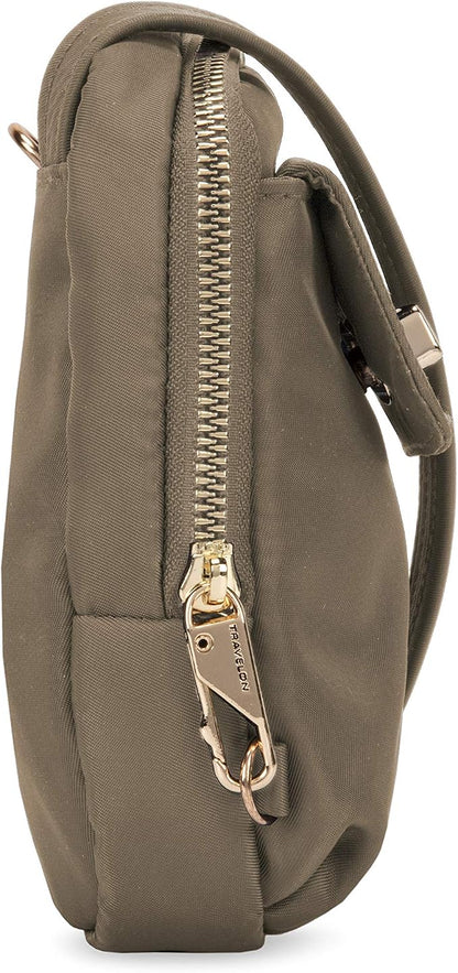 Travelon Anti-Theft Tailored Crossbody Phone Pouch