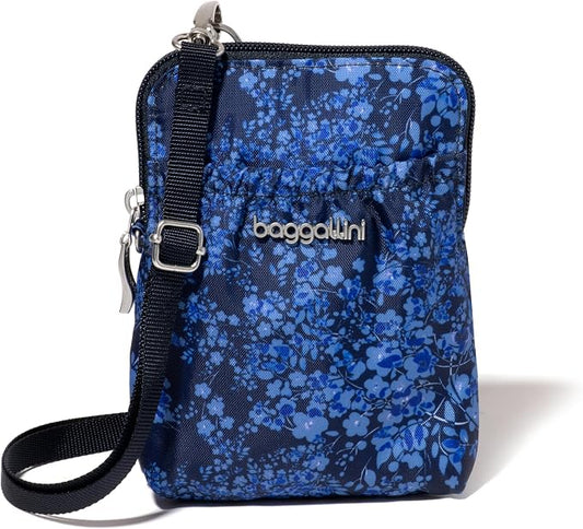 Baggallini Bryant Pouch Small Crossbody Bag for Women - Phone Purse with Crossbody Strap - Lightweight Crossbody Pouch