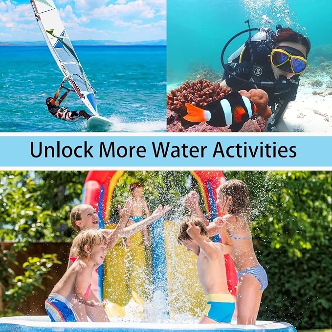 MOLOSLEEVE 1 Pack Waterproof Phone Pouch [Floatable], Waterproof Phone Case for iPhone 17/16 Pro Max/15 Pro/14/13, IP68 Cellphone Dry Bag Beach Cruise Ship Essentials,Travel Essentials, Iridescent-7″