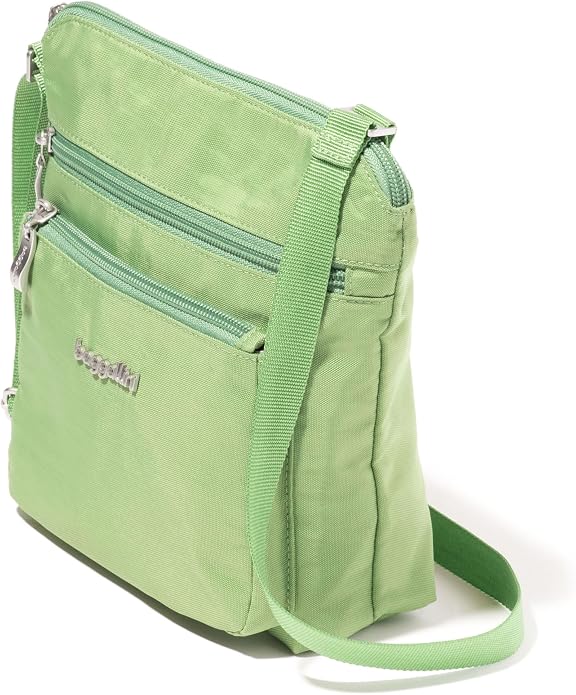 Baggallini Pocket Crossbody Bags for Women 8x8 Small Lightweight Durable Water-resistant Travel Purse W/Rfid