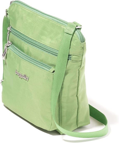 Baggallini Pocket Crossbody Bags for Women 8x8 Small Lightweight Durable Water-resistant Travel Purse W/Rfid