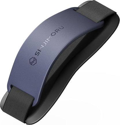 Sinjimoru Phone Grip with Silicone Band – Comfortable One-Hand Holder & Kickstand for Smartphones, Tablets, and eReaders for iPhone, Android, and Kindle Sinji Grip Silicone Midnight Blue