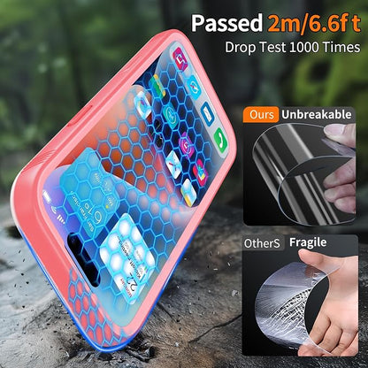 Cozycase TOP Military Protective IP68 Waterproof Case for iPhone 17 Pro Heavy Duty 360 Shockproof Full Body with Screen Camera Protector Double Dustproof Hard Tough 17Pro Front Back Cover
