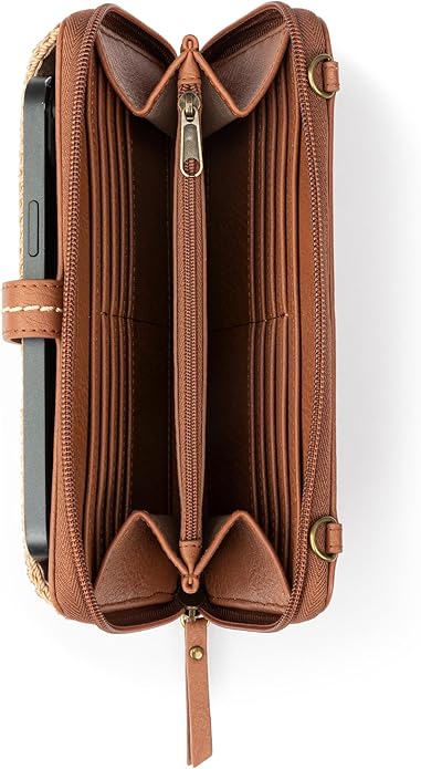 The Sak Iris Smartphone Crossbody Purse - Small Women's Cellphone Bag & Wallet For Everyday- Convertible Wristlet With Zipper