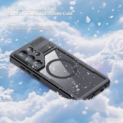 for Samsung Galaxy S26 Ultra Waterproof Case, Military-Grade Full Body Defense: IP68 Underwater Protection, Built-in Screen Protector & Camera Lens Cover, 10FT Waterproof Shockproof Dustproof.