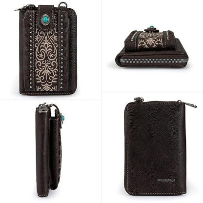 Montana West Small Crossbody Bags for Women Western Handbag with Cash Slots