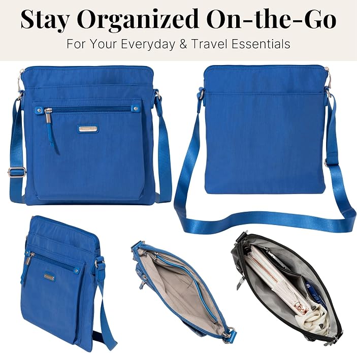 Baggallini womens Go Bagg With Rfid Phone Wristlet