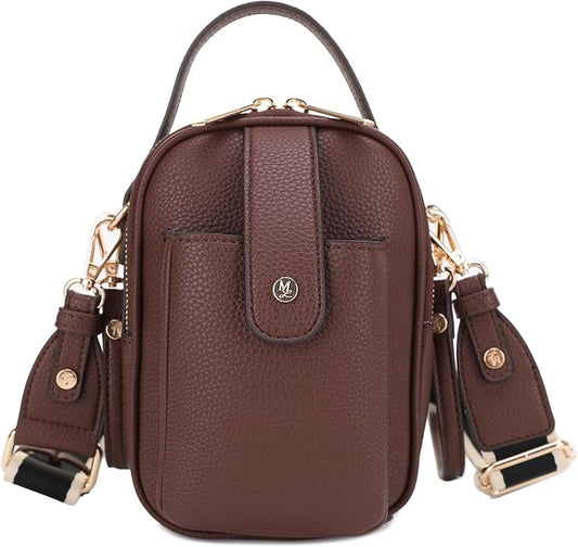 Mali+Lili Gail Vegan Leather Multi Compartment Crossbody Bag