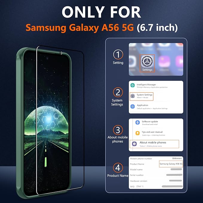 Pilaru for Samsung Galaxy A56 Case [Compatible with Magsafe] Translucent Matte Magnetic Phone Case,Slim Thin Duty Shockproof Protection Cover with 2pc Tempered Glass Screen Protector for A56 5g-Green