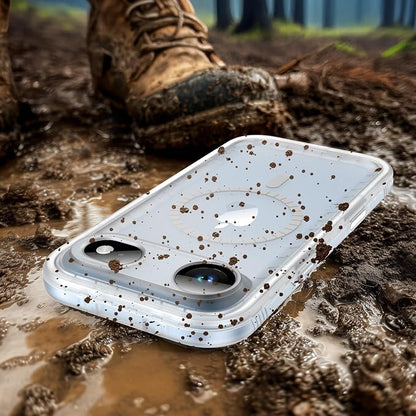 SPORTLINK for iPhone Air Case, IP68 Waterproof Military Protective Full Body Heavy Duty Shockproof 360 Sealed Dustproof with Camera Screen Protector Phone Cover for iPhone Air 6.5" Mag/Frosted Clear