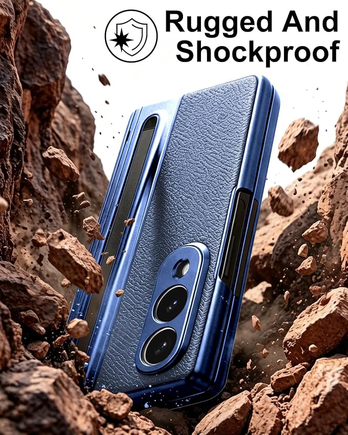 Galaxy Z Fold 8 Wide Case with S Pen Holder & Stylus, Full Body Hinge Case | Galaxy Z Fold 8 & Fold 8 Wide Case with HD Screen Protector, Shockproof Protection Cover, Phone Case mit Hinge & S Pen Stylus