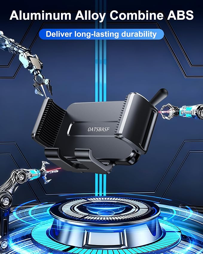 360 Rotatable Car Vent Phone Mount [No Blocking Air Vent] Universal Clip Vehicle Cell Phone Holder Stand Hands Free, Fit for iPhone 17 Pro Max 16 Plus 15 14 13 12 Samsung Google All Phones