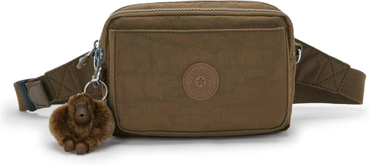 Kipling Women’s Abanu Multi Crossbody Bag, Lightweight, Adjustable Nylon Waist Pack with Multi-Compartment Zip Pockets