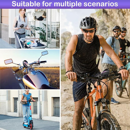 Bike Phone Holder, Bicycle Front Frame Handlebar Bag EVA Hard Shell Waterproof Bike Accessories with Touch-Screen and Rain Cover for Phones under 6.9''