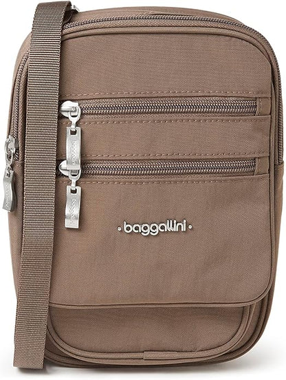 Baggallini Journey Crossbody Bags for Women 9x6 Small Lightweight Travel Handbag W/RFID