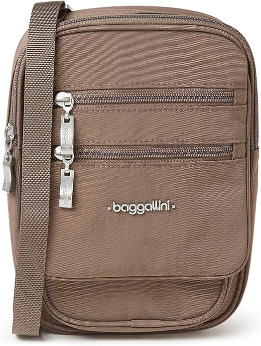 Baggallini Journey Crossbody Bags for Women 9x6 Small Lightweight Travel Handbag W/RFID