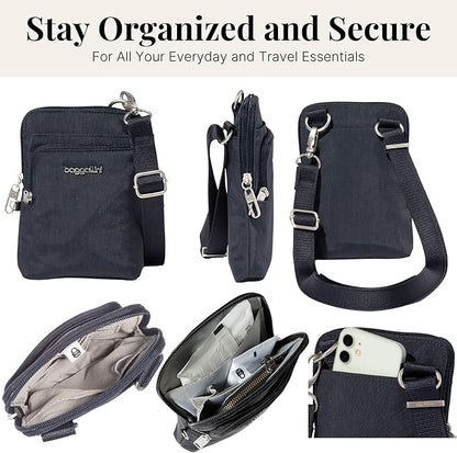 Baggallini Women's Securtex Anti-theft Activity Crossbody Bag