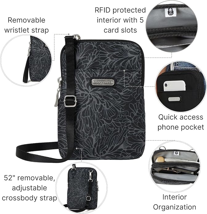 Baggallini The New Classic Collection Take Two RFID Bryant Crossbody
