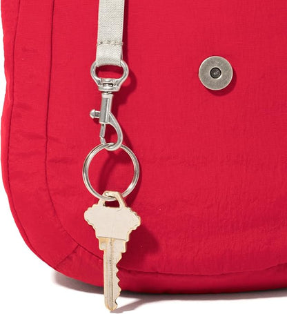 Baggallini Swift Flap Mini Crossbody - 6.3"x7" Lightweight Small Travel Purse with Crossbody Strap and RFID