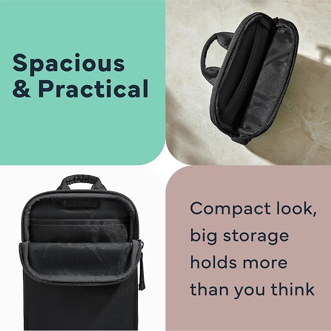 Running Phone Holder – Max Comfort Lightweight Magnetic Pouch for Running & Fitness, Strap-Free Hands-Free Carrier for Waist, Thigh or Chest – Splash Resistant, Breathable – Fits All Phones – Black