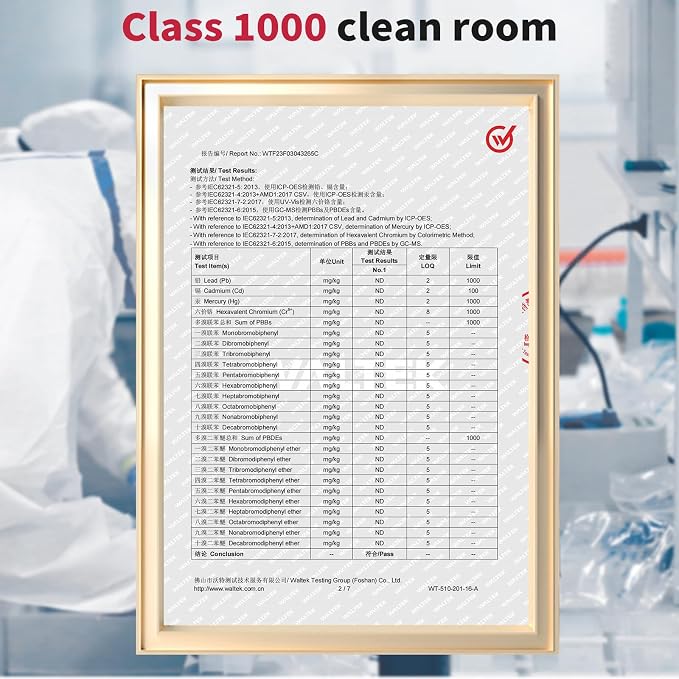 ESD Safe Cleaning Swab for Camera Sensors, PCB & Semiconductors - No Residue, Anti-Static, Scratch-Free, Quick & Easy to Use for Sensitive Electronics. (Blue-10Packs, Electrostatic adsorption)
