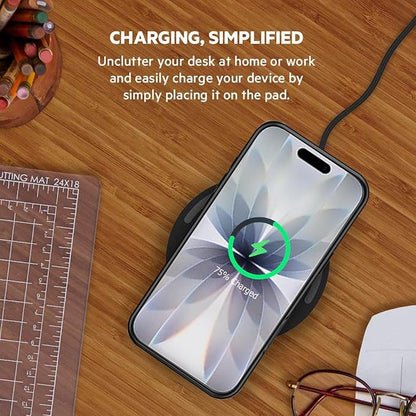 Battery Case for iPhone 17, Enhanced 10000mAh Portable Protective Wireless Charging Case Support Carplay Compatible with iPhone 17 (6.3 inch) Rechargeable Extended Battery Charger (Black)